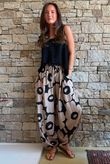 Carnaby Balloon Cuff Pant Black & Tan